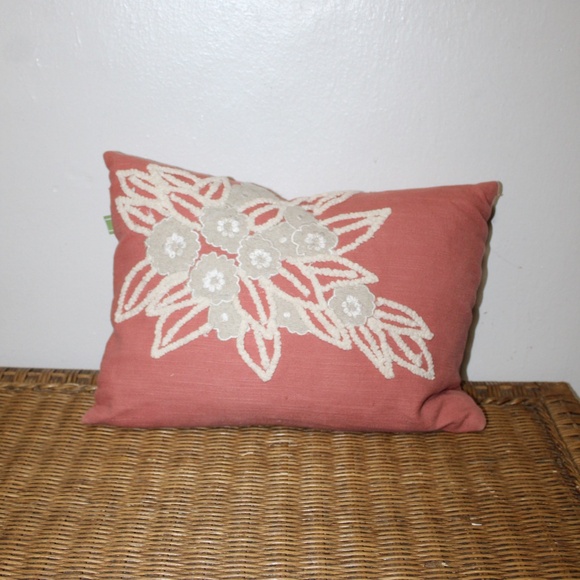 Celerie by Celerie Kemble Lumbar Embroidered Pillow. - Picture 3 of 12